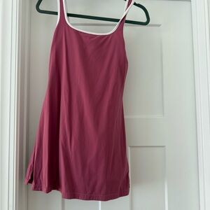 Elegant Backless Pink Dress